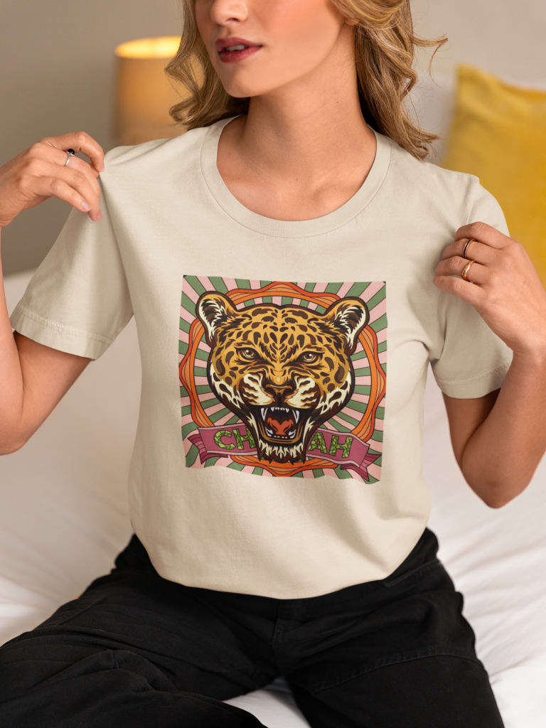 Cheetah organic cotton t-shirt