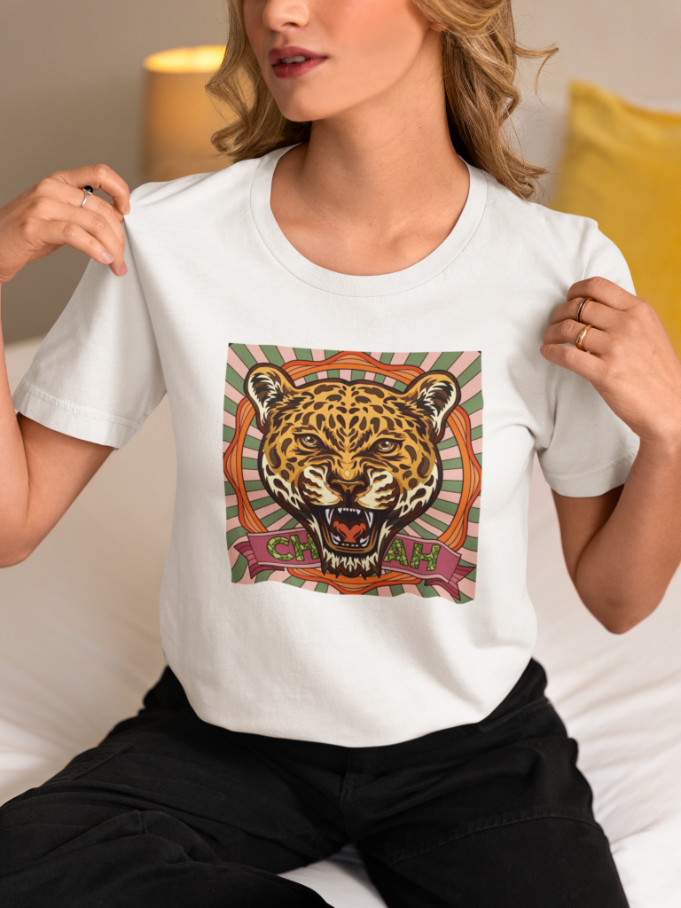 Cheetah organic cotton t-shirt