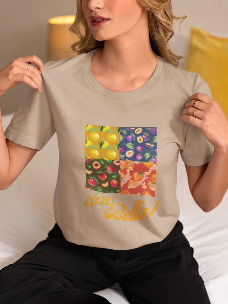 Ciao Bella! organic cotton t-shirt
