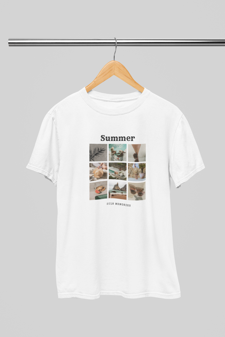 Summer organic cotton t-shirt
