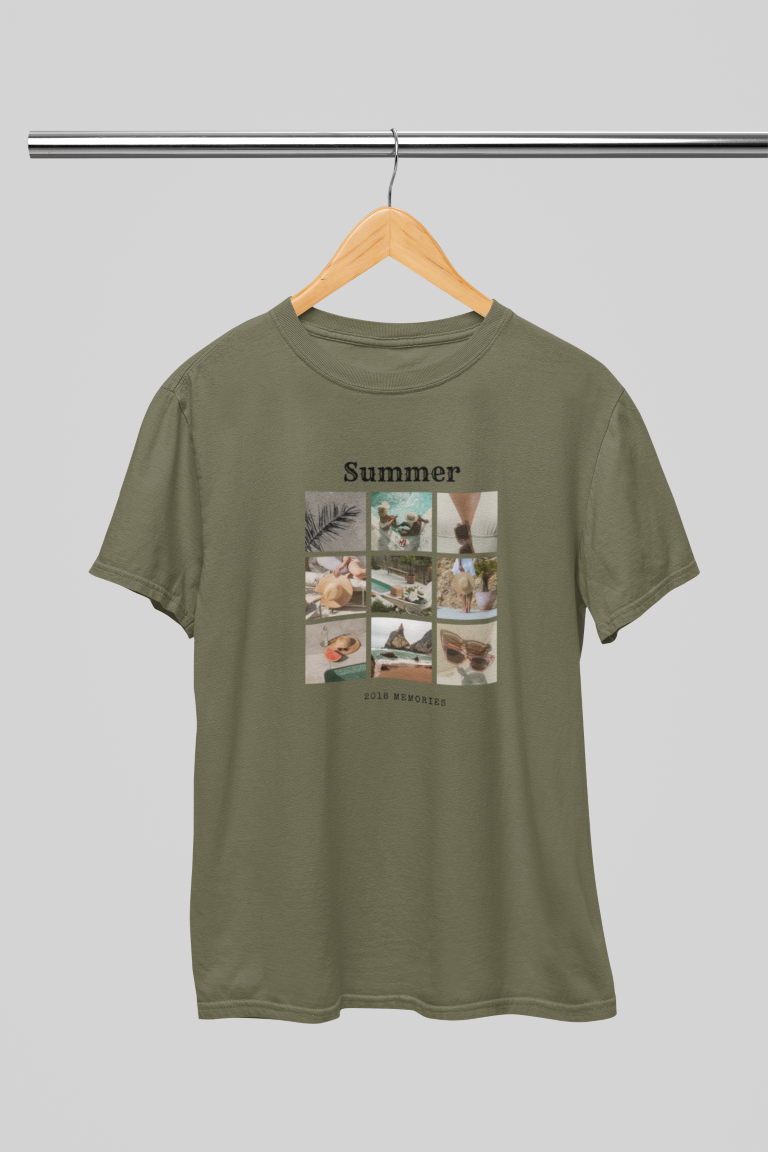 Summer organic cotton t-shirt