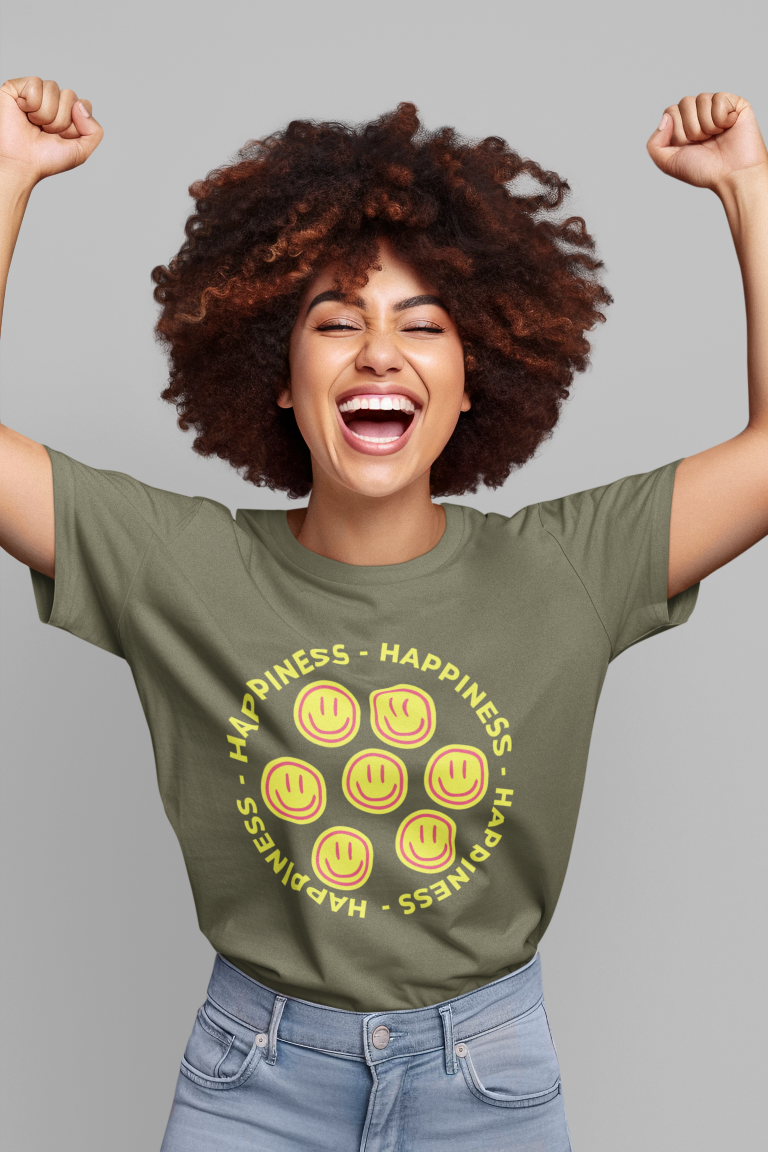 Happiness organic cotton t-shirt