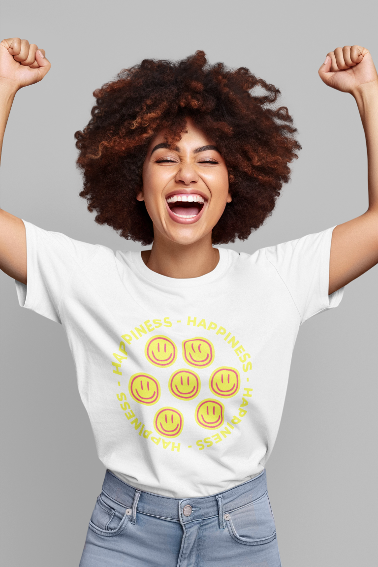 Happiness organic cotton t-shirt